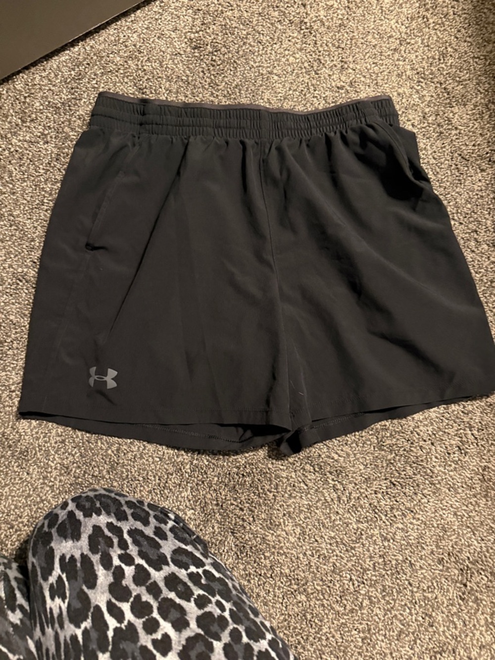 Under Armour Black Performance Running Shorts